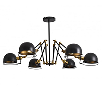 Люстра Lumina Deco Valmonti LDP D015-6 BK&nbsp;