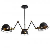 Люстра Lumina Deco Valmonti LDP D015-3 BK&nbsp;